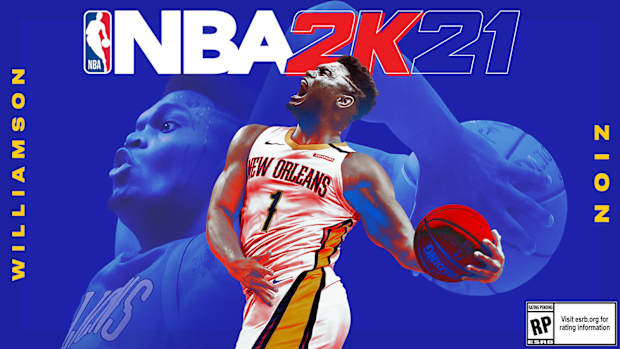 Zion Williamson on the cover of NBA 2K21